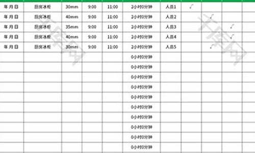 冰箱除霜记录表模板_冰箱除霜记录表怎么写