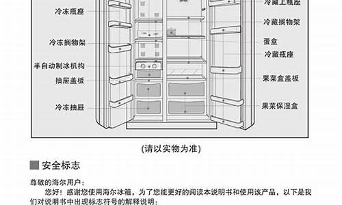 海尔冰箱说明书图解_海尔冰箱说明书图解 型号