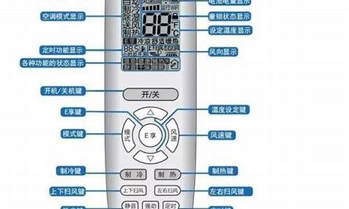 格力空调遥控器功能图哪个标志是抽湿_格力空调遥控器抽湿模式_1